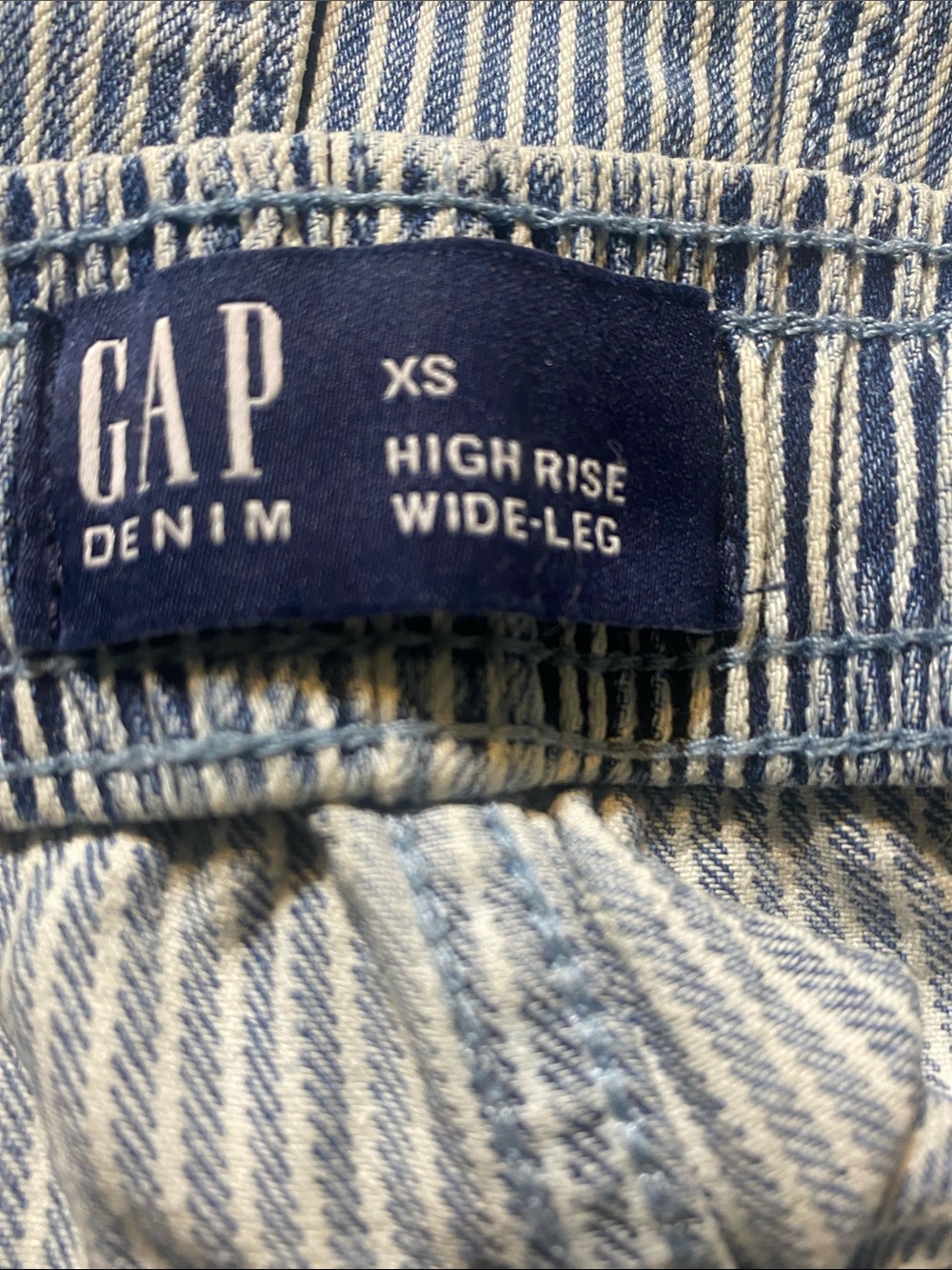 GAP PINSTRIPE DENIM - Picture 7 of 8